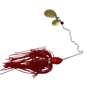 Red on Red Death Shimmer Spinnerbait