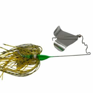 barbwire-green-and-yellow-on-green buzz bait